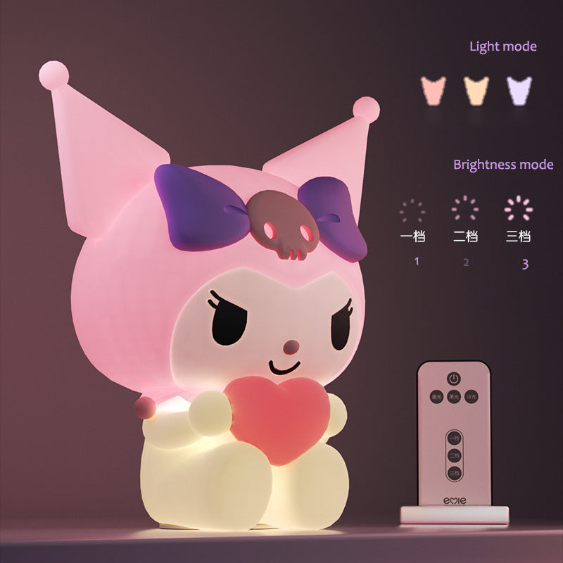 Kuromi Give Heart to you Touch Silicone Lamp