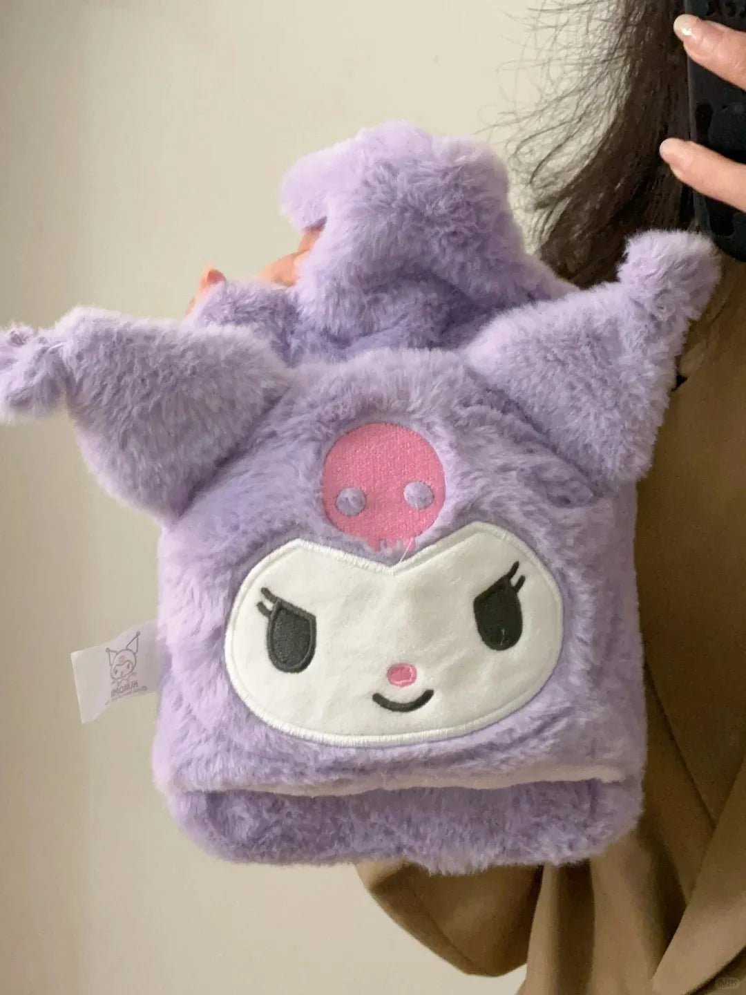 Sanrio Hot Water Bottle Bag irrigation 1000ML Female Plush Warm Hand