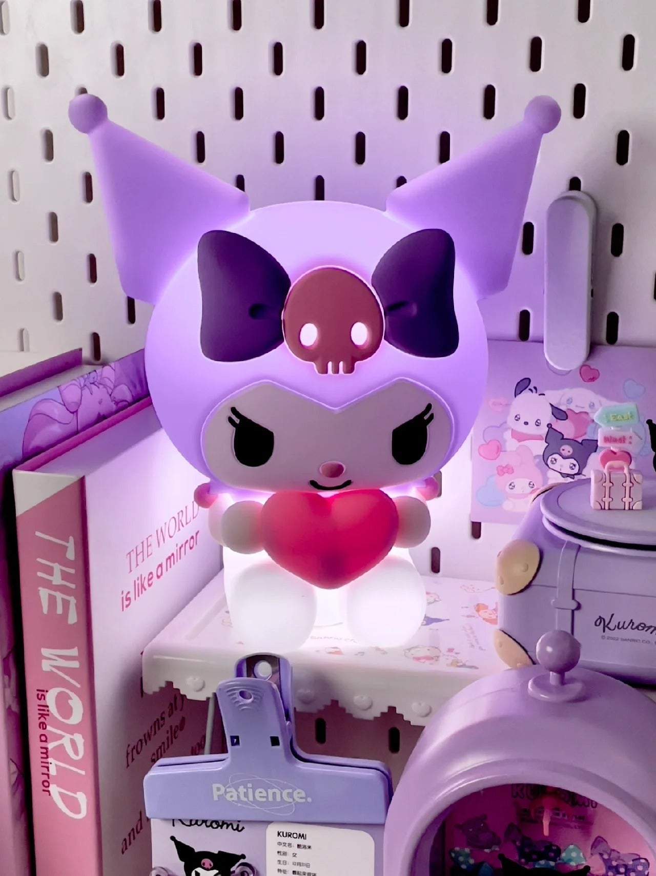 Kuromi Give Heart to you Touch Silicone Lamp