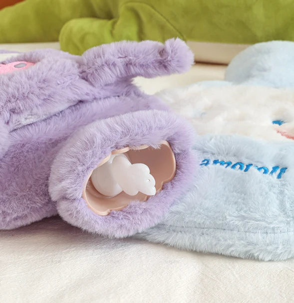 Sanrio Hot Water Bottle Bag irrigation 1000ML Female Plush Warm Hand