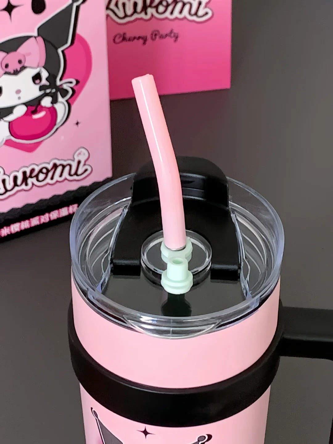 Kuromi Cherry Insulated Water Bottle 1200ml