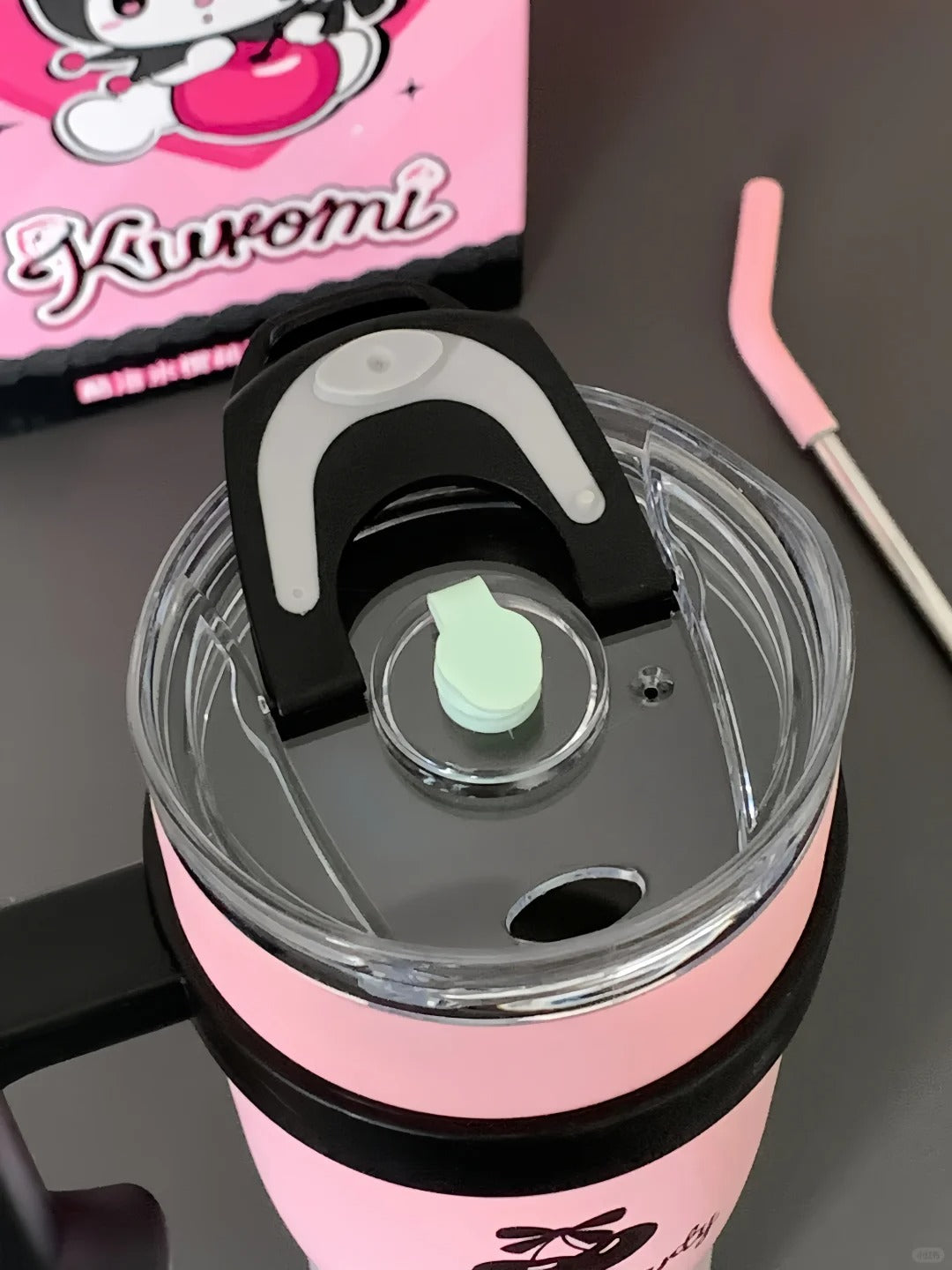 Kuromi Cherry Insulated Water Bottle 1200ml