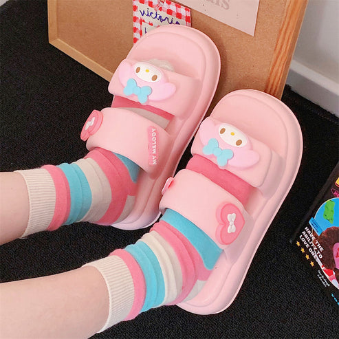 Sanrio Sandals Double Strap Waterproof EVA