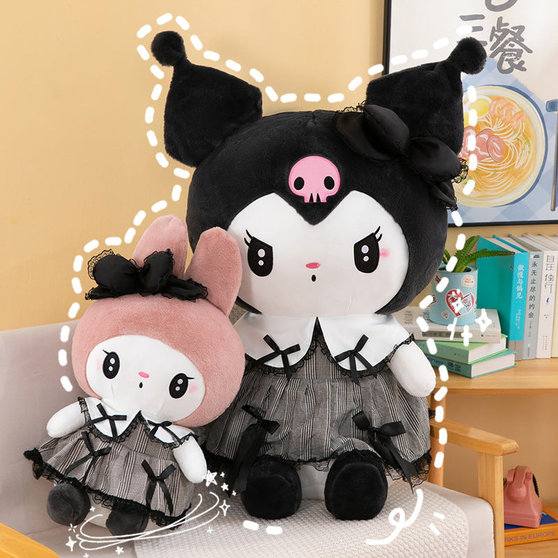 Kuromi and My melody Dark Gothic Plush Toys