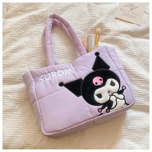 Sanrio Down-filled Fabric Tote Bag Shoulder tote bag