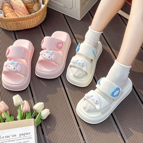 Sanrio Sandals Double Strap Waterproof EVA