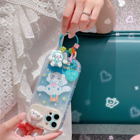 Sanrio Phone Case with Mirror& Dangle Charm