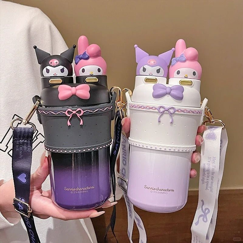 My Melody with Kuromi vacuum bottle 550ml