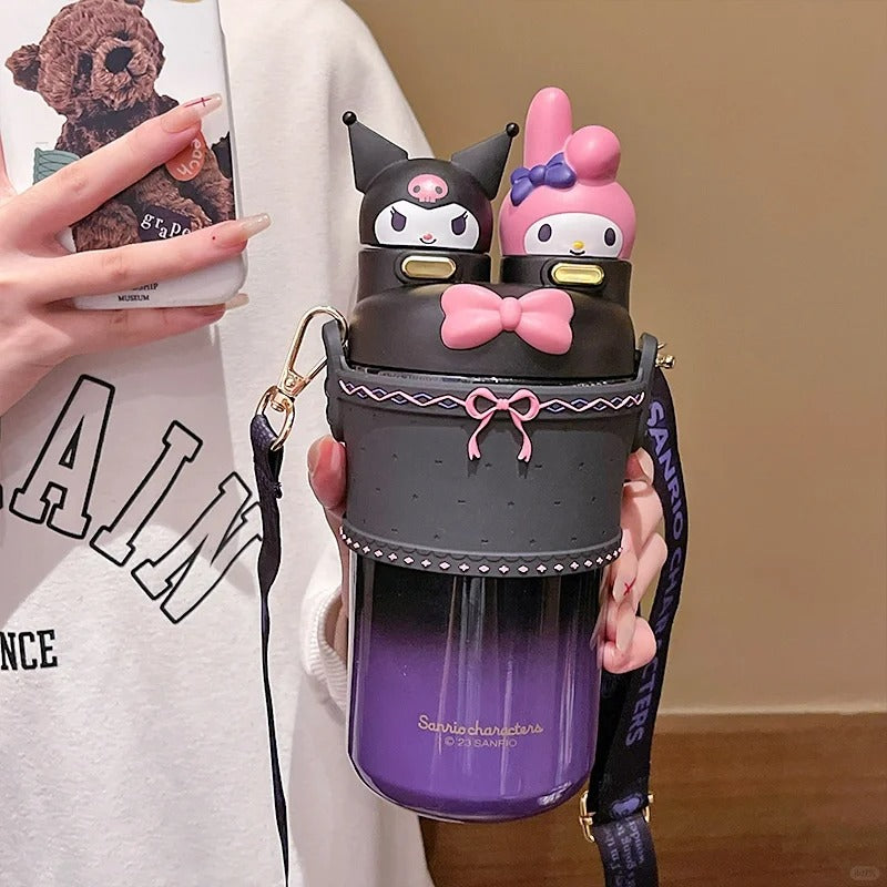 My Melody with Kuromi vacuum bottle 550ml