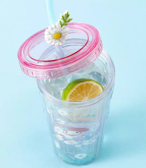 Sanrio Flower Party Series Straw Cup 420ml