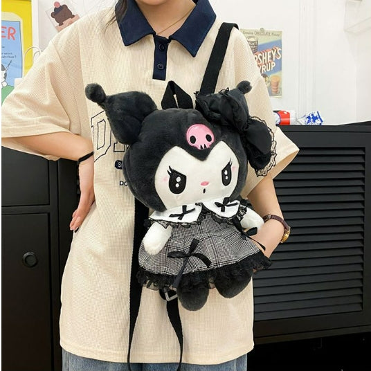 Kuromi Plush Backpack