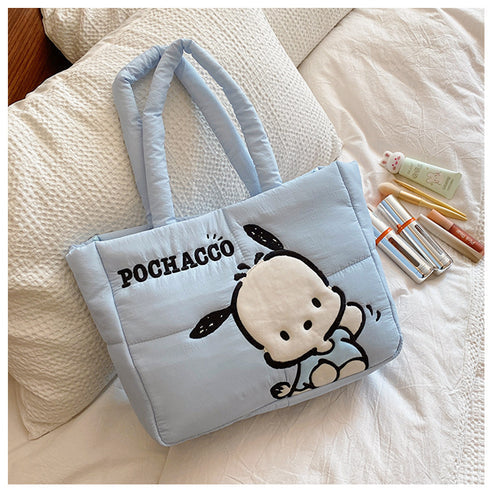 Sanrio Down-filled Fabric Tote Bag Shoulder tote bag