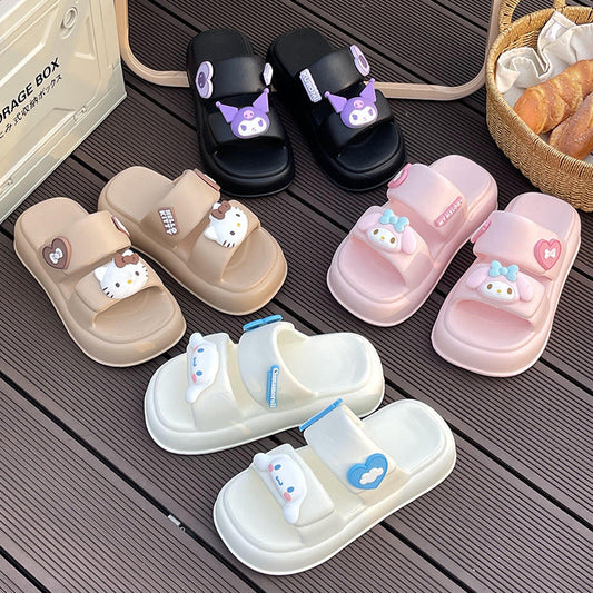 Sanrio Sandals Double Strap Waterproof EVA